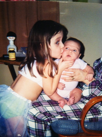 Mi hermana nació