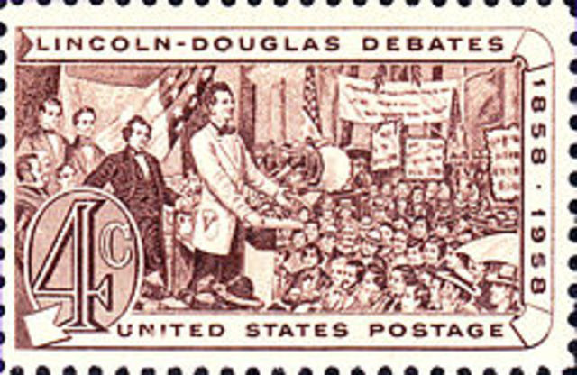 Lincoln-Douglas Debates begin