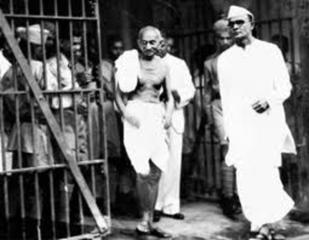 Gandhi Released from Prison