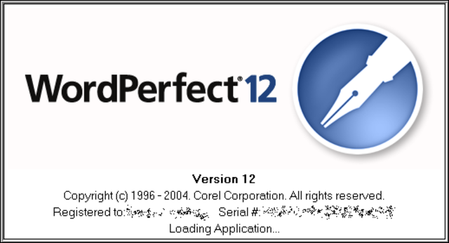 WordPerfect word processor