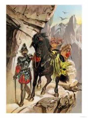 Spain conquers the Inca empire; Atahualpa is hanged