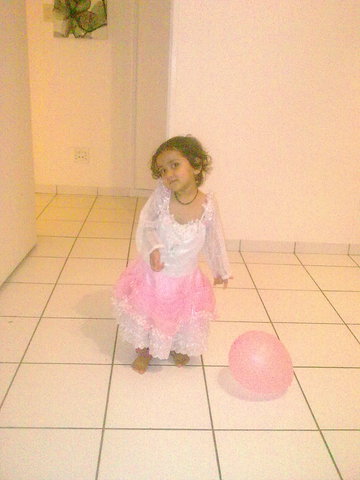 My dad held me for the first time.