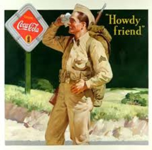 Coca Cola Sent to WWII Troops