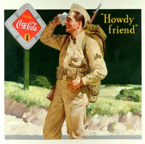 Coca Cola Sent to Troops :')