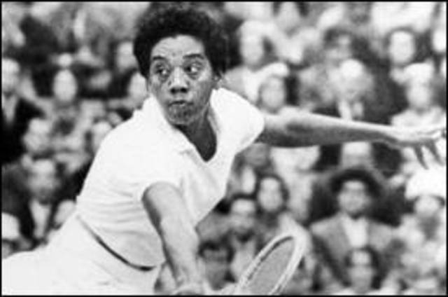 Althea Gibson sets standards