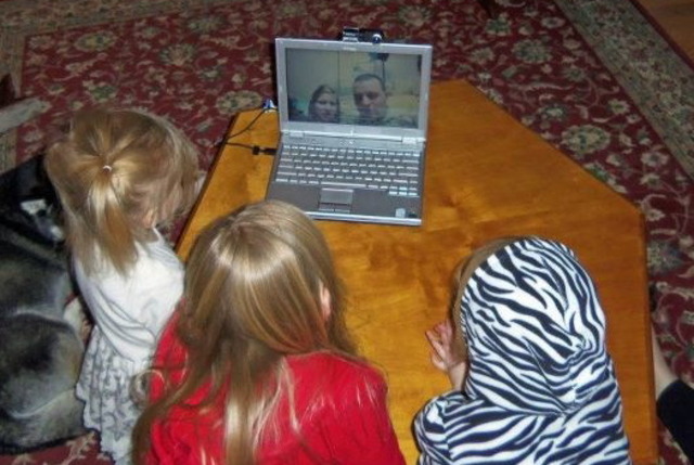 Before Jackson was born family and friends tracked his progress through webcams, video chats, and ilinks.