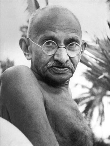 India got their independence from the help of Gandhi