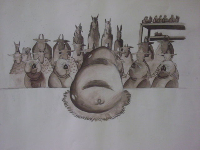 the farm wrote the 7 commandments