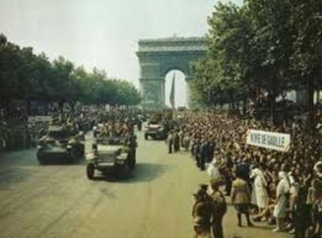 France freed from Nazi control.