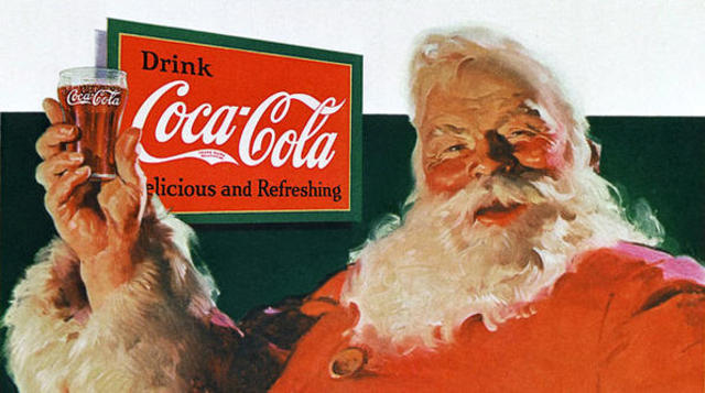 First Santa ad used for Coke