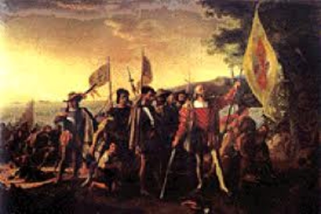 Columbus finds America