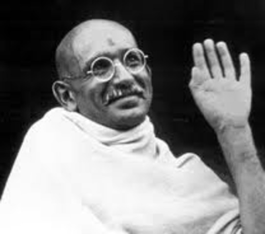 ·Gandhi is arrested for violating the Salt Laws