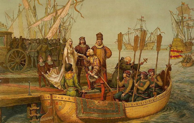 Columbus' first voyage