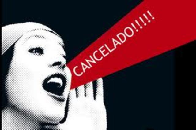 Evento cancelado