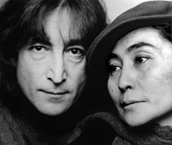 Lennon and Yoko got married