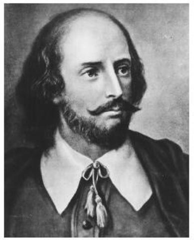 William Shakespeare moves to London