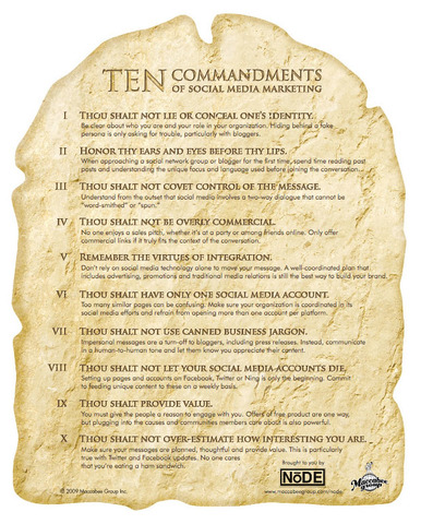 The seven commandments