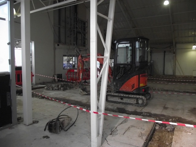 Time to get the big tools in!