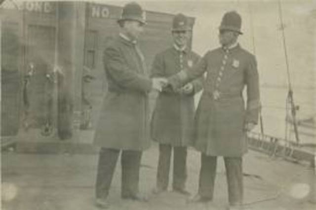 Enforced a full time police force .