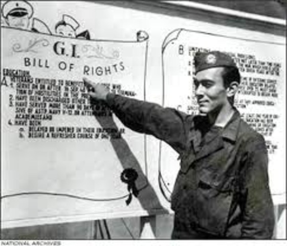 GI bill of rights.