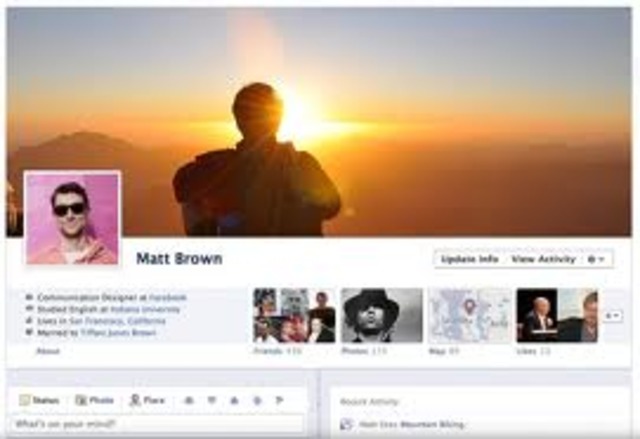 New profile format, Facebook Timeline, is release