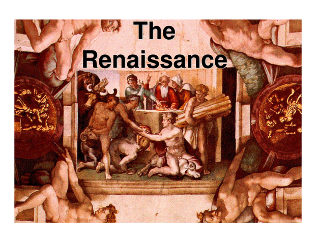 End of the Renaissance