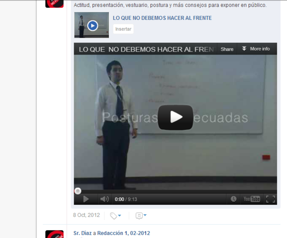 Lo que no debemos hacer al frente