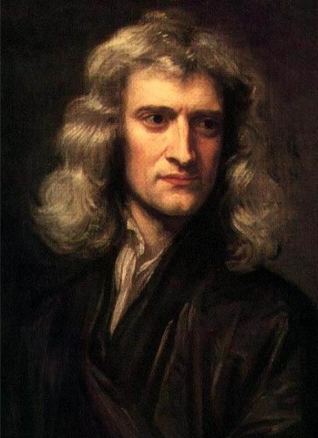 Newton ontdekt wet