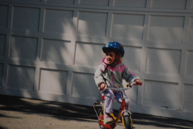 I learned to ride a bike.