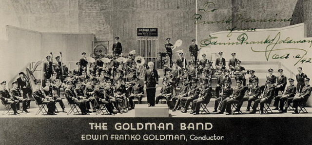 Goldman Band celebrate Golden Jubilee and 2000th Performance with Copland, Gould, Persichetti and Grainger conducting their own compositions