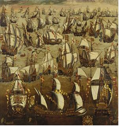 Spanish Armada sighted off the Lizard