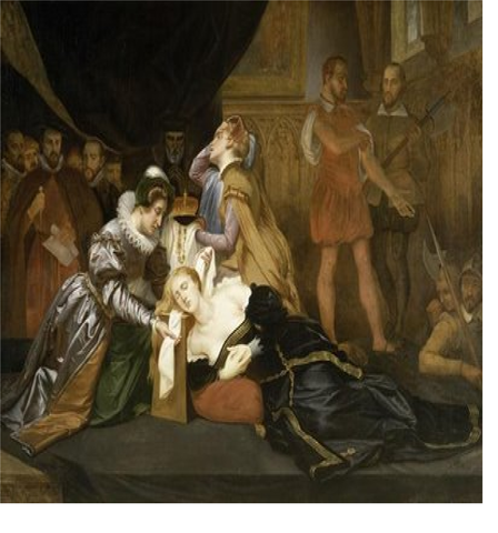 Mary Queen of Scots beheaded