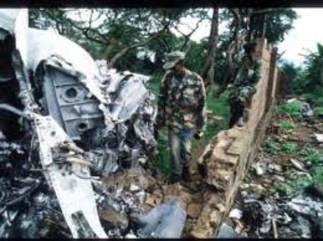 President Habyarimana is killed in a plane crash