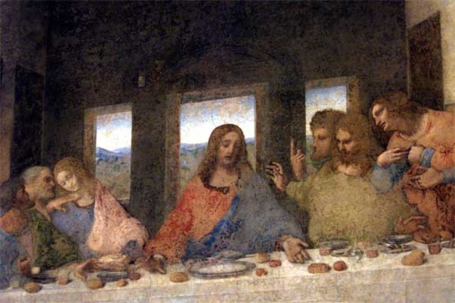 da Vinci's Last Supper completed