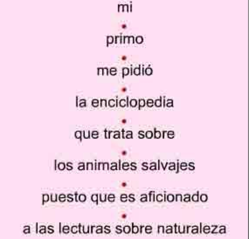 Leer de arriba hacia abajo