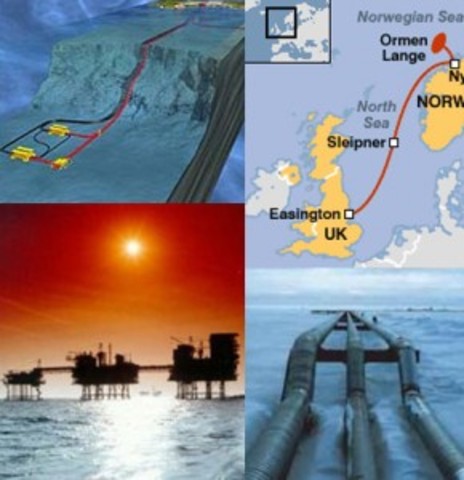 Easington Noruega a Gran Bretaña: El Langeled Pipeline