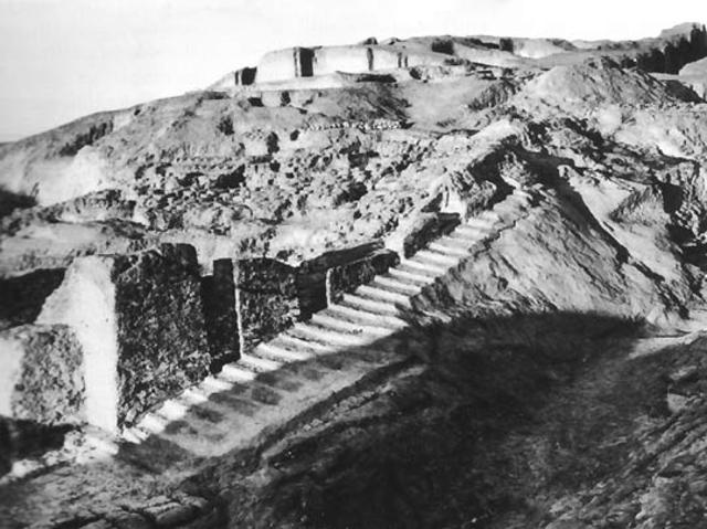 Ruins and PLan of the Anu Ziggurat and White Temple