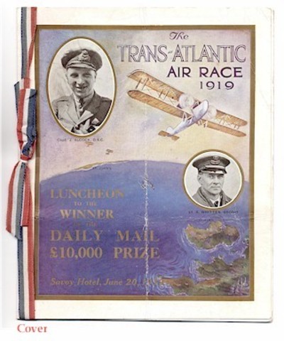 First non-stop flight across the Atlantic