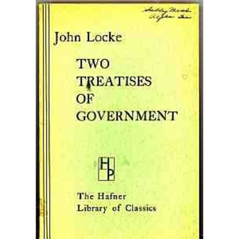 Two Treatises of Civil Government by John Locke is published