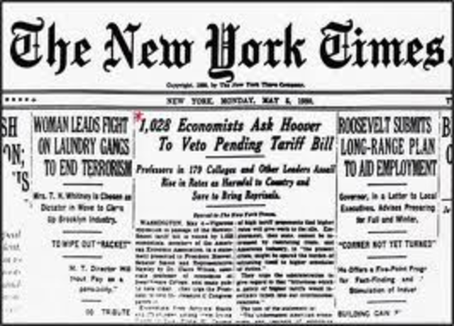 Hawley- Smoot Tariff