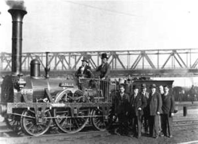 Germany sold its first steam locomotive "Adler".