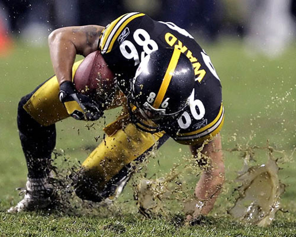 Turf placed on field