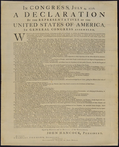 Declaration of Independence