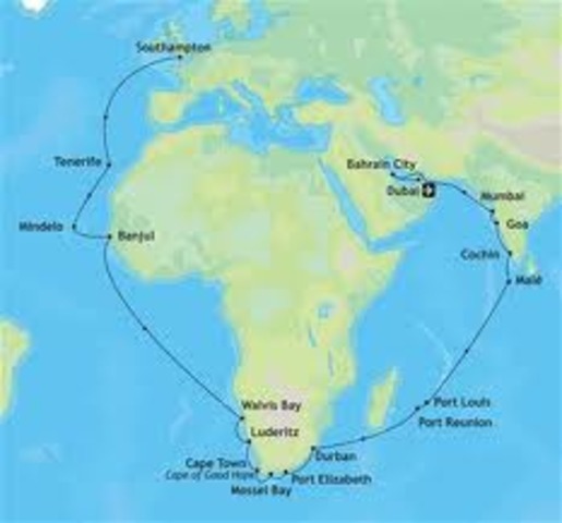 Dias' voyage into Indian ocean