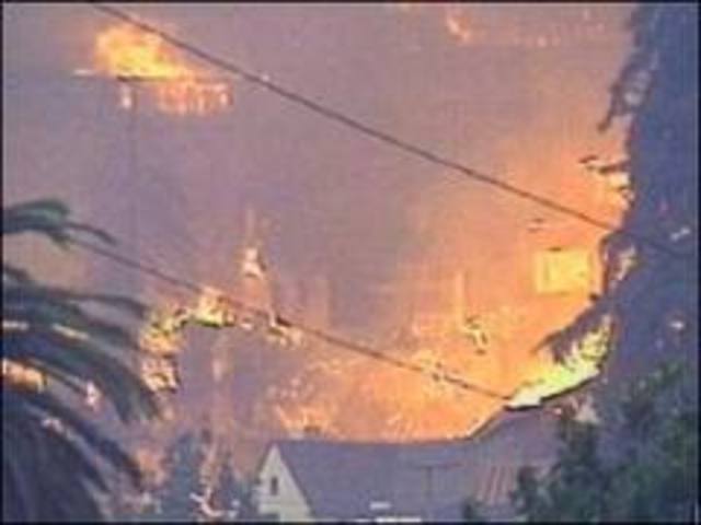 Oakland, California Fires