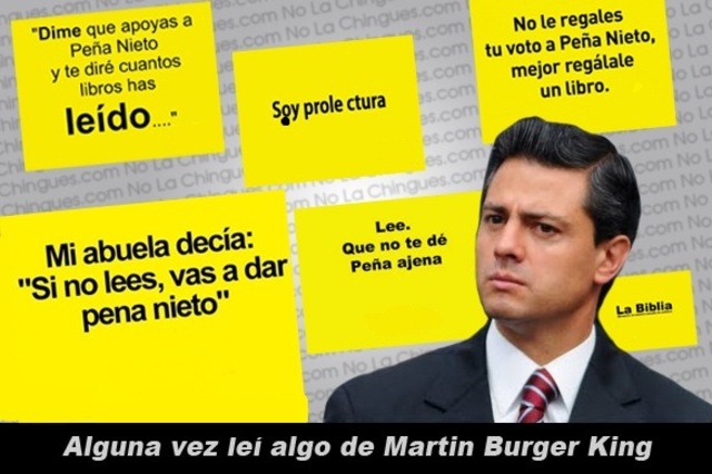 Enrique Peña Nieto y sus libros.
