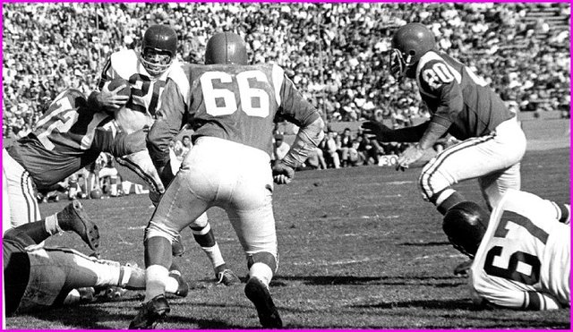 Pro Bowl of 1964 in the Los Angeles Memorial Coliseum, California