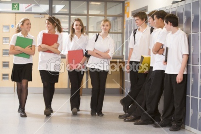 Reginas arrival at school