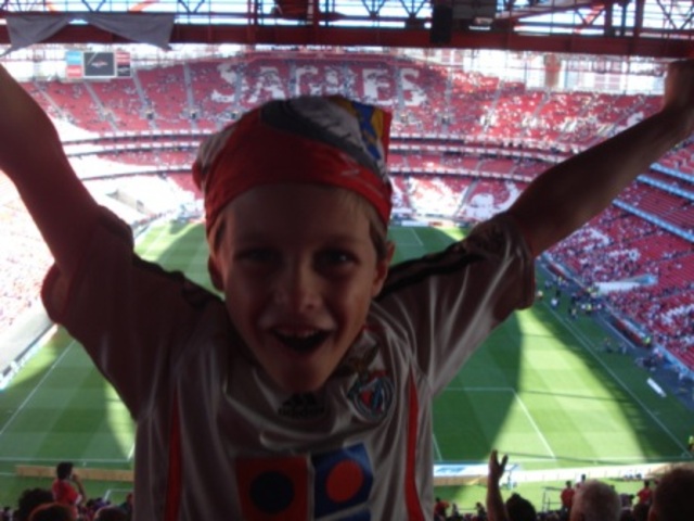 In the Benfica stadium
