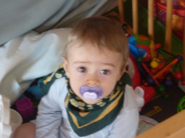 A photo of my litle brother in Paris